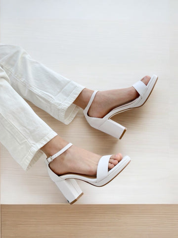 Tacones Florida Blanco