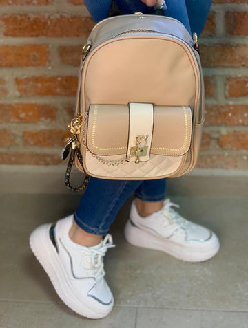 Bagpack Beige Bimba