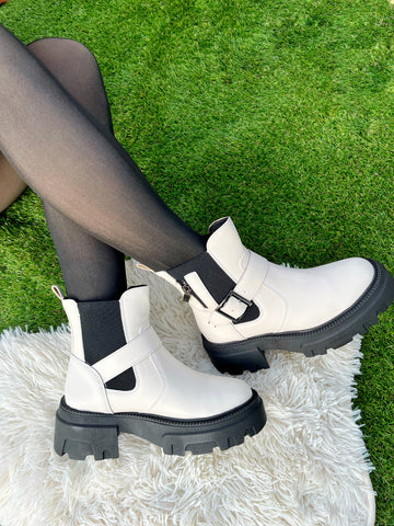 Combat Boots Blanco Liza