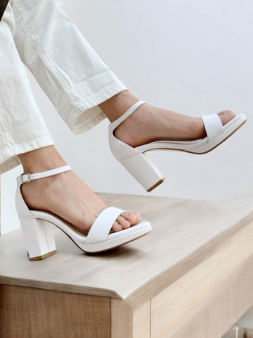 Tacones Florida Blanco