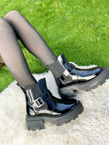 Combat Boots Negro Liza