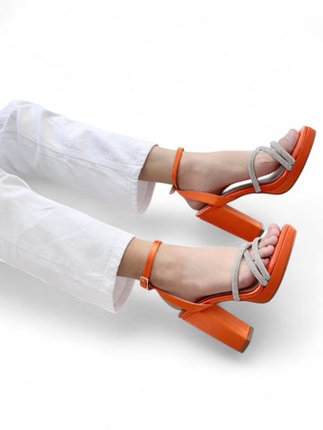 Tacones Tabata Naranja