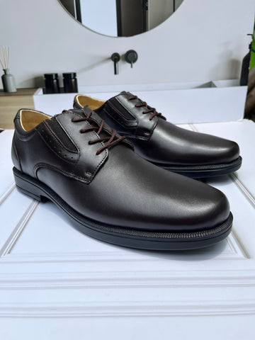 Zapato Casual Caballero Choclo Piel Café