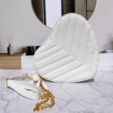 Bolsa Corazón Blanco