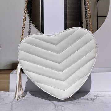 Bolsa Corazón Blanco