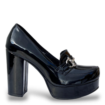 Tacones Charol Negro