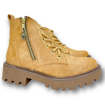 Bota Wild Cierre Camel